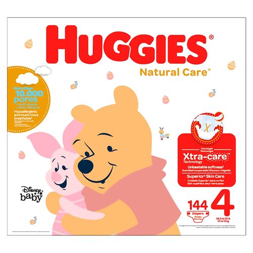 Huggies Nat Care Huge Talla Xg 144u Ea
