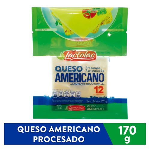 Queso Lactosa Procesado Blanco 180 g