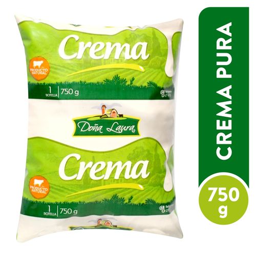 Crema Pura Dona Laura Bot 750 ml