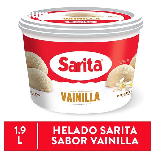 Helado Sarita sabor vainilla - 1000 g