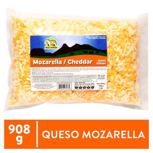 Queso San Julian Mozzarela Cheddar - 908 g