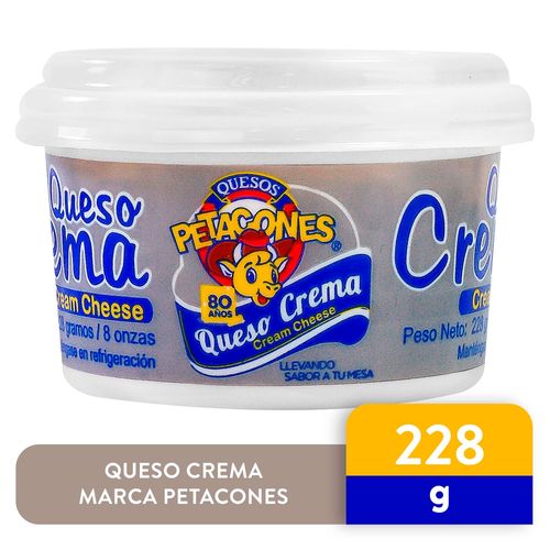 Queso Crema Petacones - 228 g