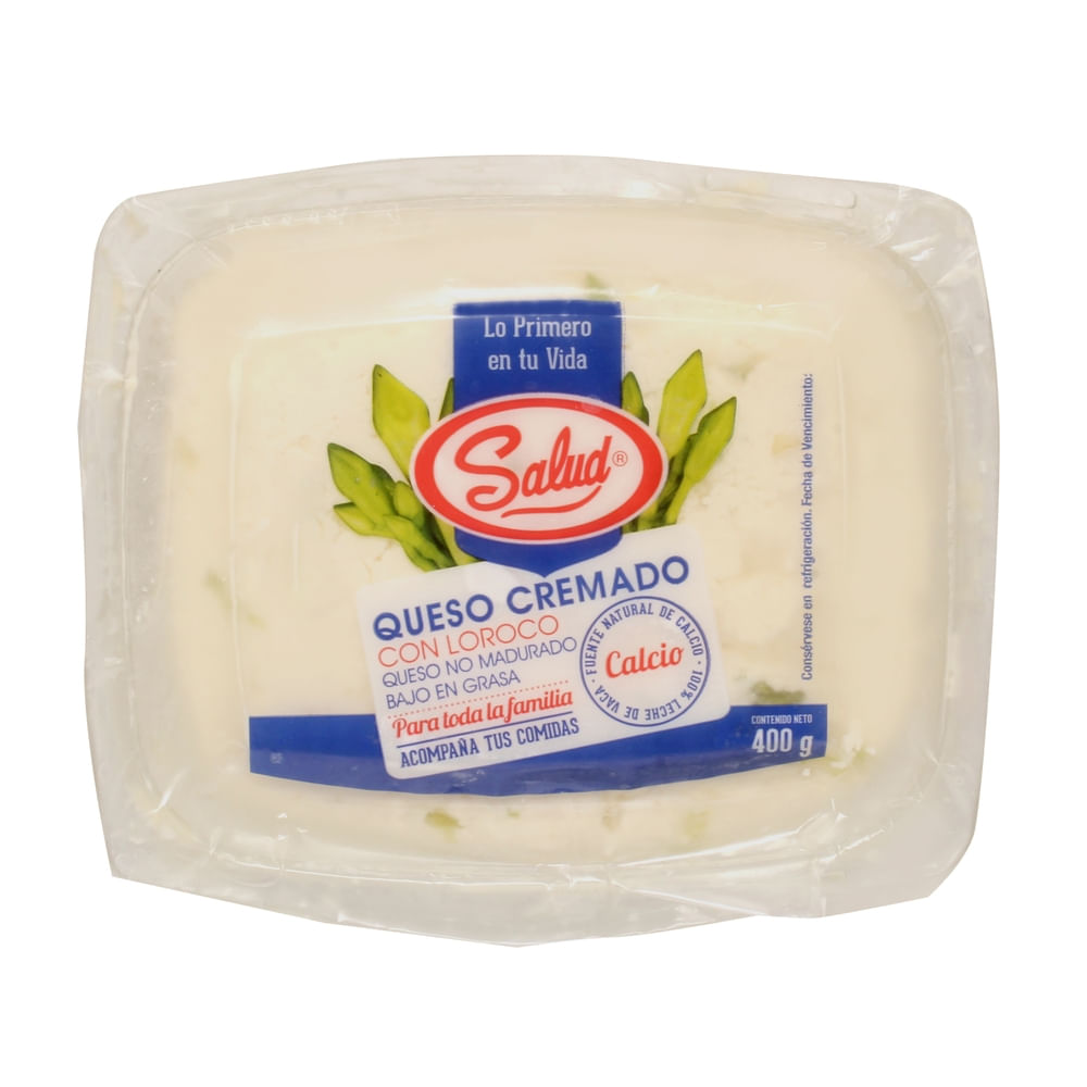 Comprar Queso Cremado marca Salud con Loroco -400 g | Walmart El ...