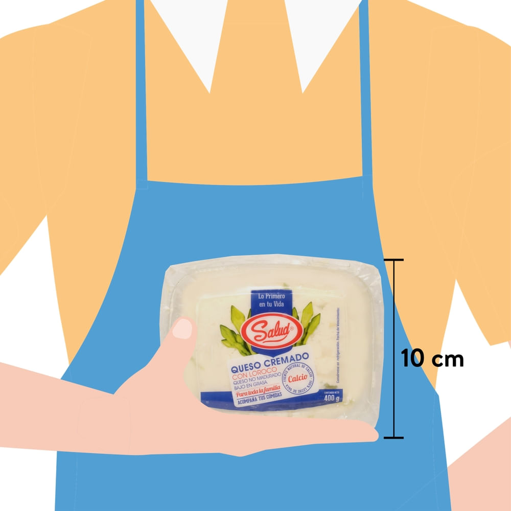 Comprar Queso Cremado marca Salud con Loroco -400 g | Walmart El ...