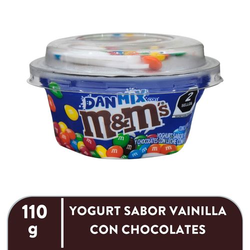 Yogurt Dan Mix M&M´s Sabor A Vainilla - 110 g