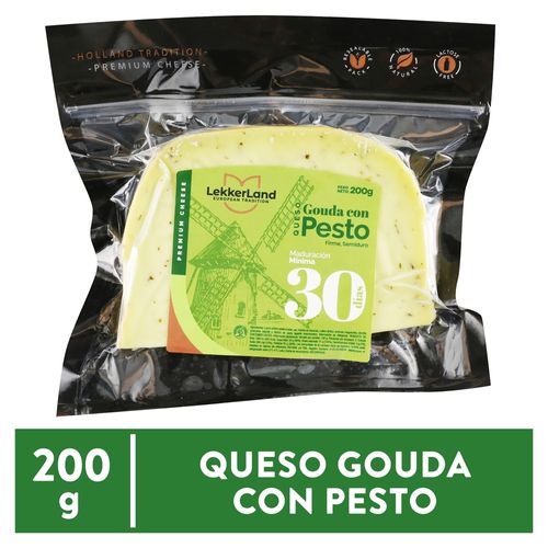 Queso Gouda Pesto Lekkerland 200 g