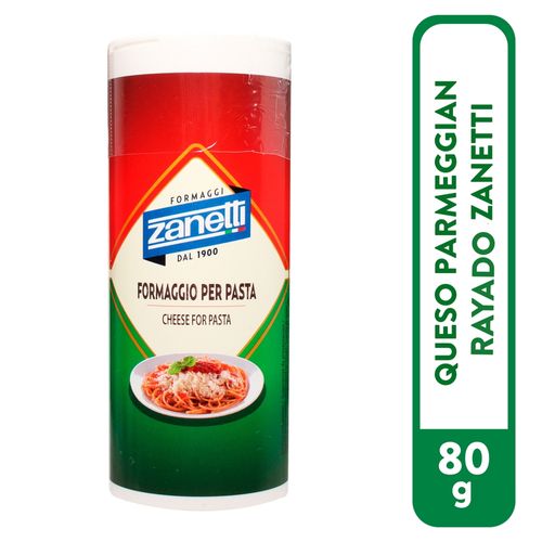 Queso Italiano Rallado Deshidratado 80 g