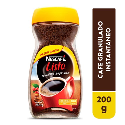 Nescafé® Listo Café Instantáneo Frasco 200 g