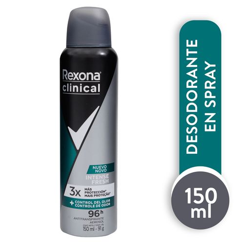 Desodorante Rexona Men Clinical Intensive En Aerosol - 150 ml