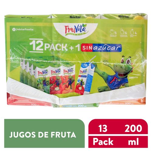 Nectar Fruvita 12Pk Mas Lonchera  200 ml