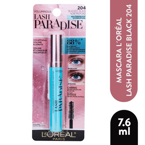 Accesorio Loreal Vol Lash Paradise Wtp Blackest Black