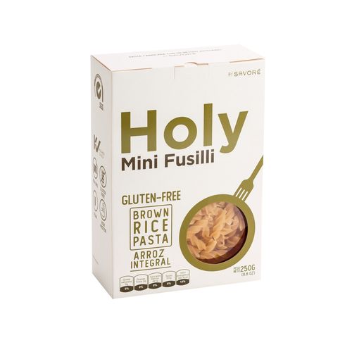 Holy Fusilli Sin Gluten De Arroz Integral - 250 g