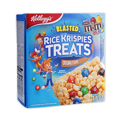 Kellogg Barra Ricekrispies & Mms Sabor Original Caja - 100 g