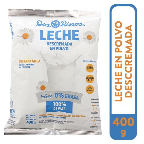 Leche Dos Pinos Polvo Descremada - 400 g