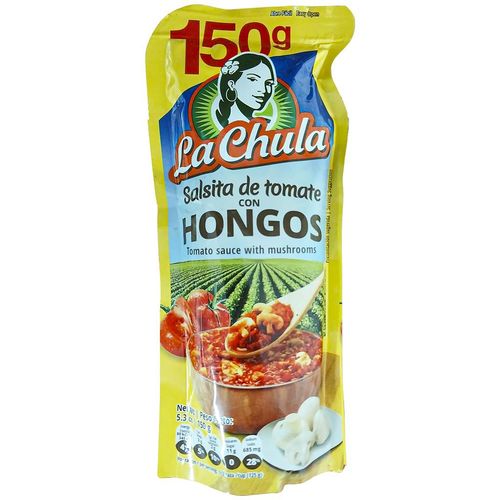La Chula Salsa Tomate Hongos 150 g
