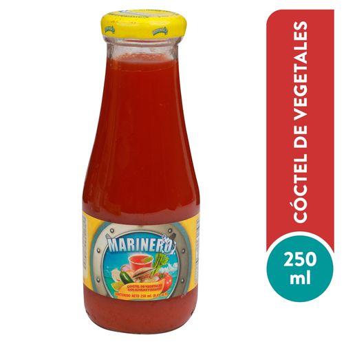 Coctel Marinero de vegetales con almejas y picante - 250 ml