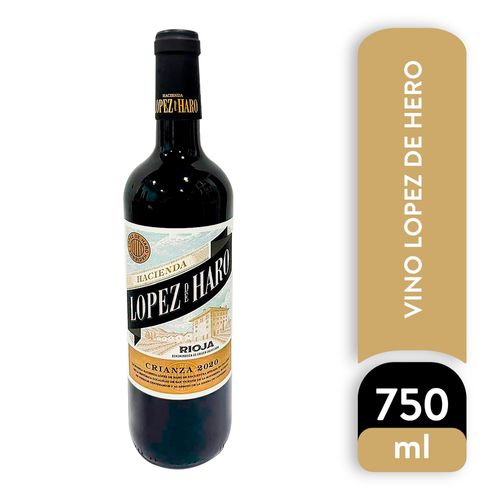 Vino tinto Lopez de Haro crianza tempranillo - 750 ml