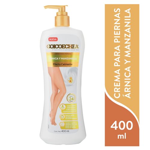 Crema Para Piernas Goicoechea  Árnica Y Manzanilla Efecto Calmante  - 400 ml