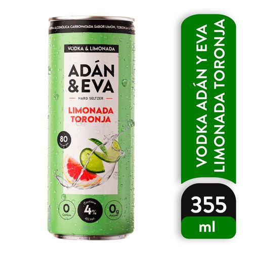 Bebida Adán & Eva Toronja Lata- 355 ml