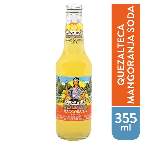 Bebida Quezalteca Chispuda Mangoranja - 355 ml