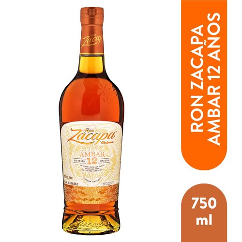 Ron Zapaca Ambar 12 Ans 750 ml