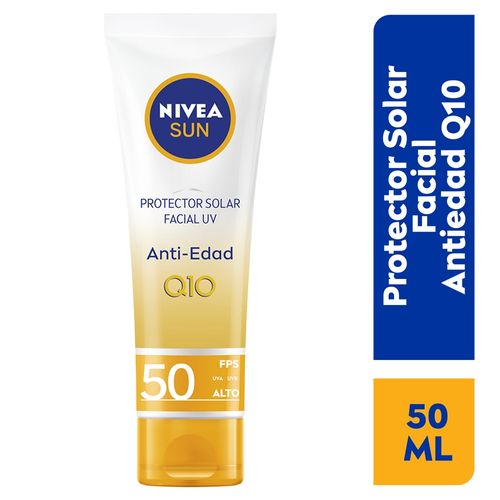 Protector Solar Nivea Facial Antiedad Q10 - 50 ml