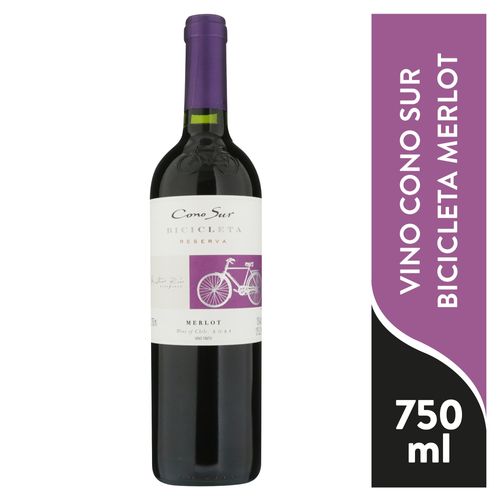 Vino tinto Bicicleta merlot reserva 2017 - 750 ml