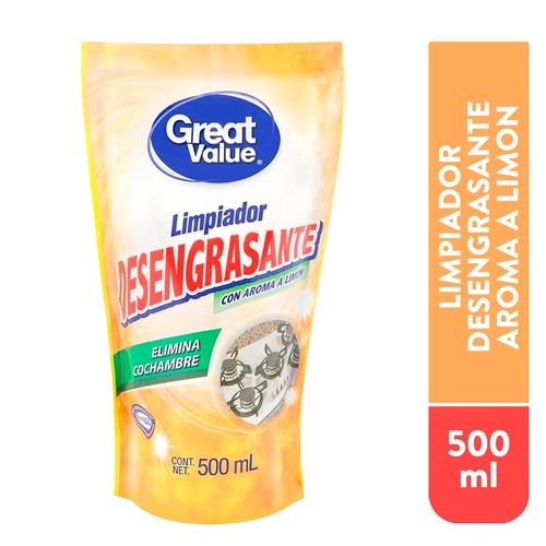 Desengrasante Great Value Pouch 500 ml