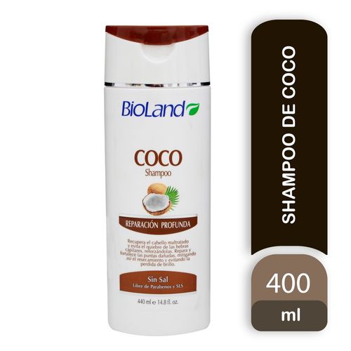 Shampoo Bioland coco reaparación profunda - 400 ml