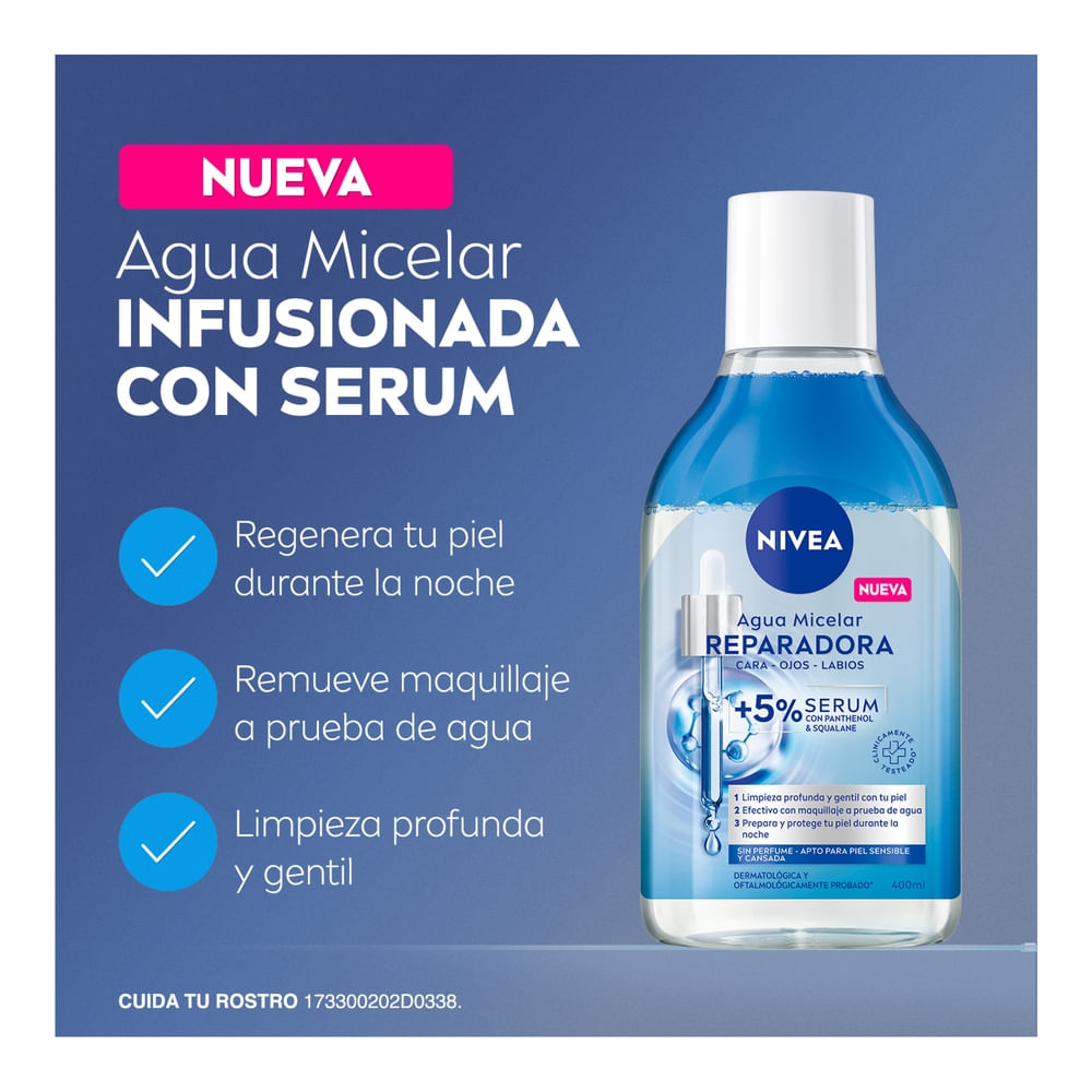 NIVEA MicellAIR Skin Breathe Mizellenwasser – 400 Ml, Für Trockene/sensible Haut, Reinigt, Entfernt Make-up, Spendet Feuchtigkeit