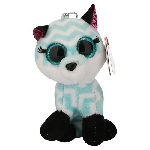 Ty Beanie Boos Atlas Lobo Aqua Clip