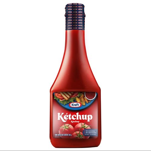 Ketchup Kraft en envase sin colorantes - 385 g