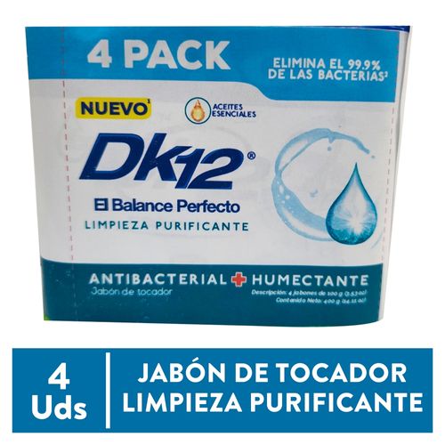 Jabon Dk12 Limpieza Purificant 4pk 400 g