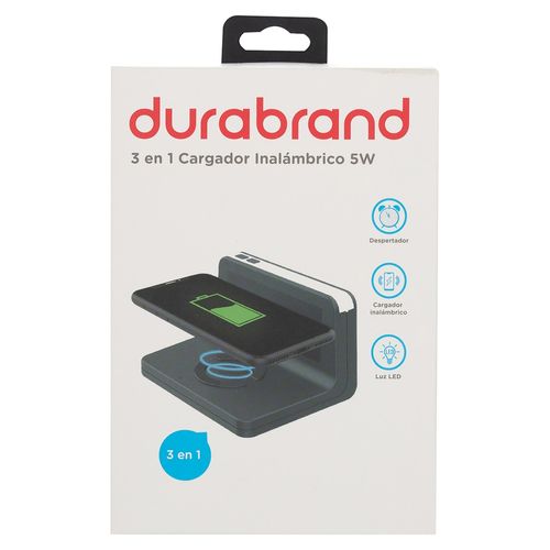 Cargador Durabrand Inhalambrico 3 En 1 5 W