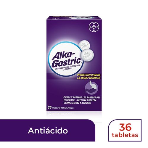 Antiácido Bayer Alka Gastric -36 tabletas