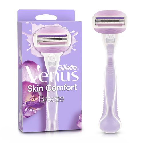 Máquina De Afeitar Recargable Gillette Venus Breeze - 1 Unidad