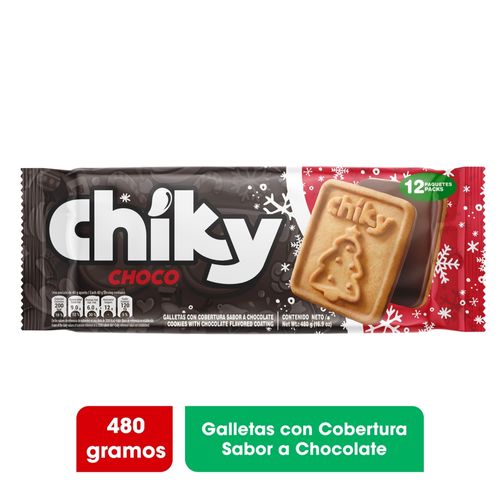 Galletas Chiky Pozuelo Chocolate - 480 g