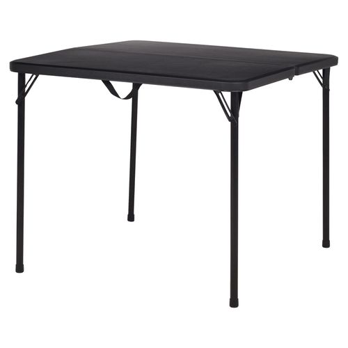 Mesa Negra Plastica Plegable 122 cm