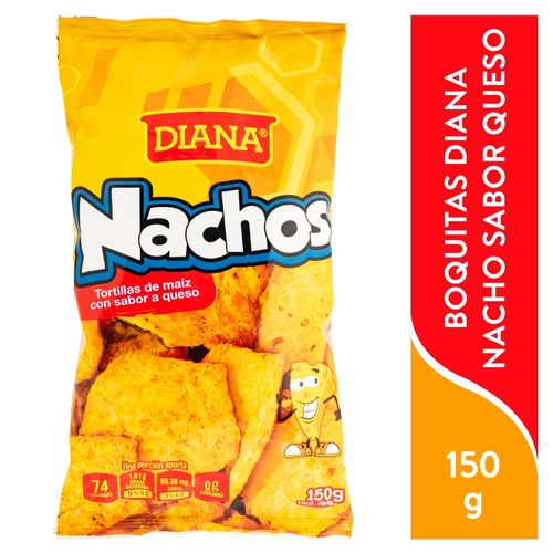 Snack Diana nachos tortillas de maíz con sabor a queso - 150 g