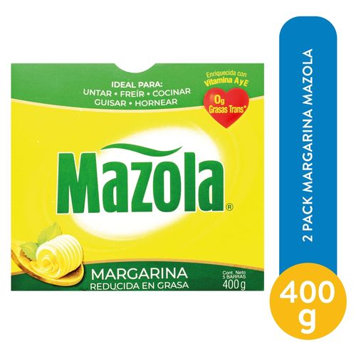 2 Pack Margarina Mazola - 400 g