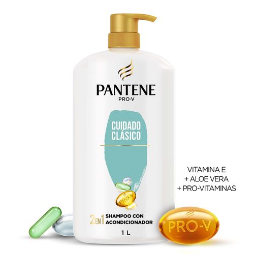 Shampoo Pantene Pro-V Cuidado Clásico 2 en 1 - 1000 ml