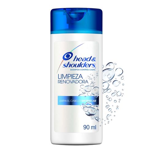 Shampoo Head & Shoulders Limpieza Renovadora Control Caspa - 90 ml