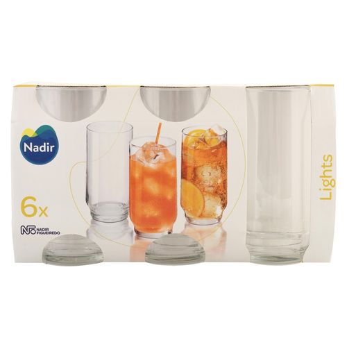 Set De Vasos Long Drink Nadir Lights 6 U