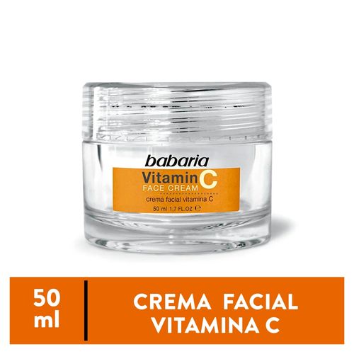 Crema Facial Babaria Vitamina C Antioxidante e Hidratante -50 ml