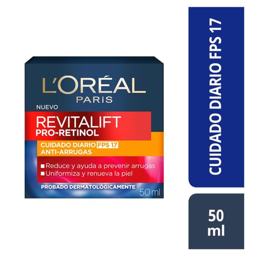 Crema Loréal, Pro Retinol Cuidado Diario-50 ml