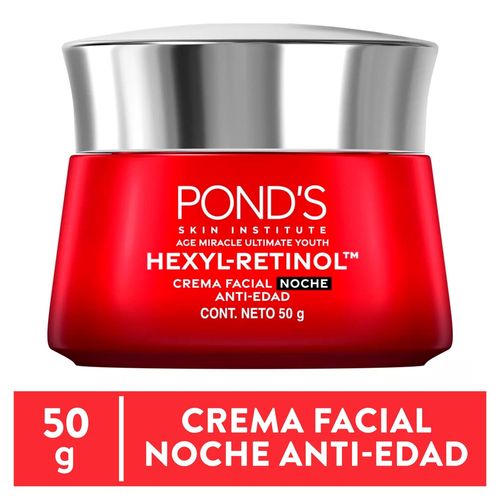 Crema Facial Pond's noche age miracle antiedad  - 50 g