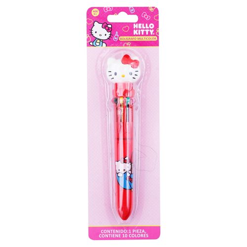 Hello Kitty Boligrafo 3d Retractil 10col