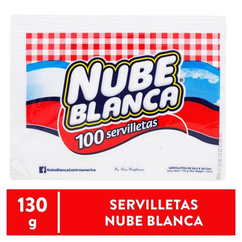 Servilleta Nube Blanca 100 Uds