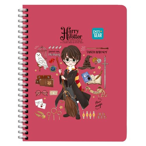 Cuaderno Pen + Gear Doble De 180Hojas Harry Potter