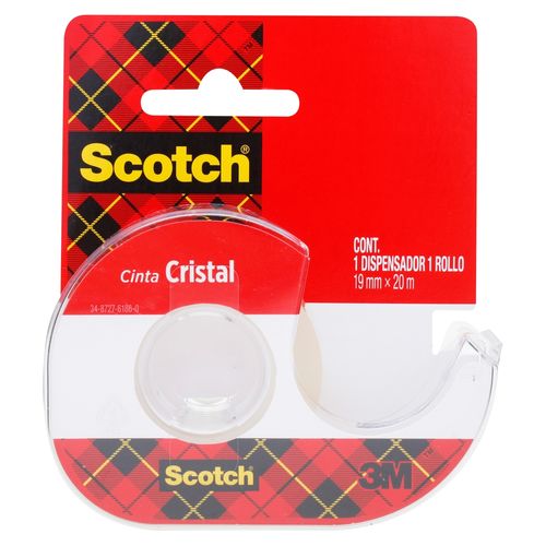 Cinta Scotch Cristal Dispensador - 1 Ud